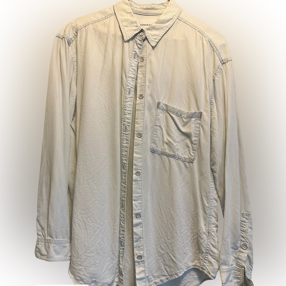 Aritzia - COMMUNITY brand, oversized button-up